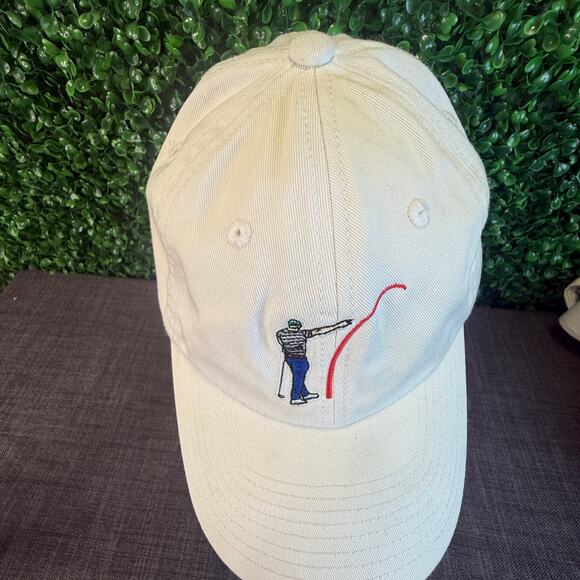 Golf Gods Mad Slicer White Snapback Golf Hat Curved Brim Adult Cap - Picture 10 of 11